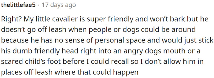 You have to know your dog