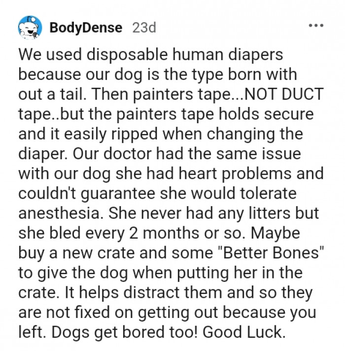 19. This Redditor used disposable human diapers