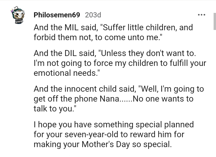 No one wants to talk to Nana