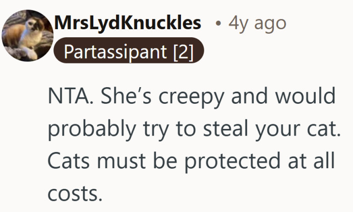 It echoes a protective instinct many readers felt once the situation crossed into uneasy territory.