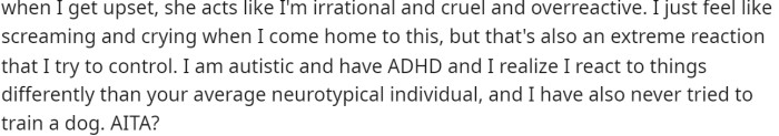 They discuss their struggles, expressing dissatisfaction with their mom's lack of training for the dogs, and feel it's unfair that she lives like that.