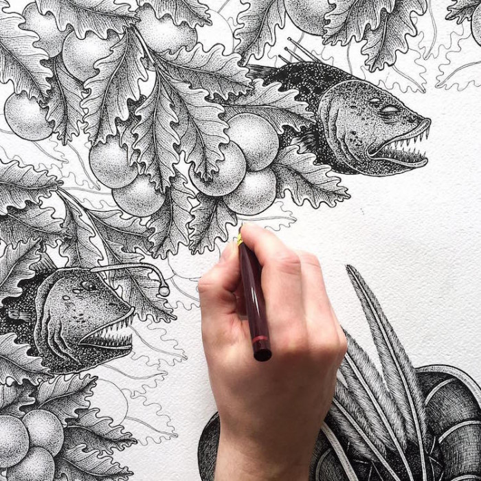 Another amazing art is being drawn