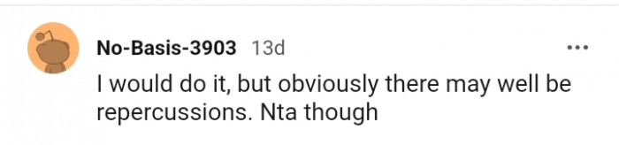 16. There may well be repercussions