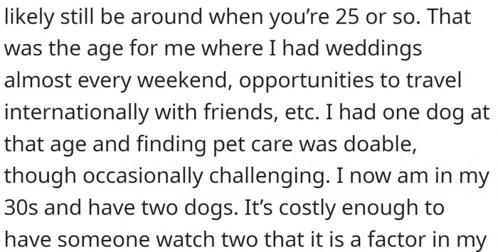 This experienced Redditor is right: