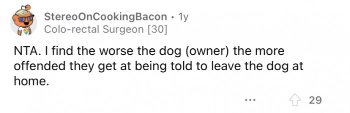 It's always the worst dog owners.