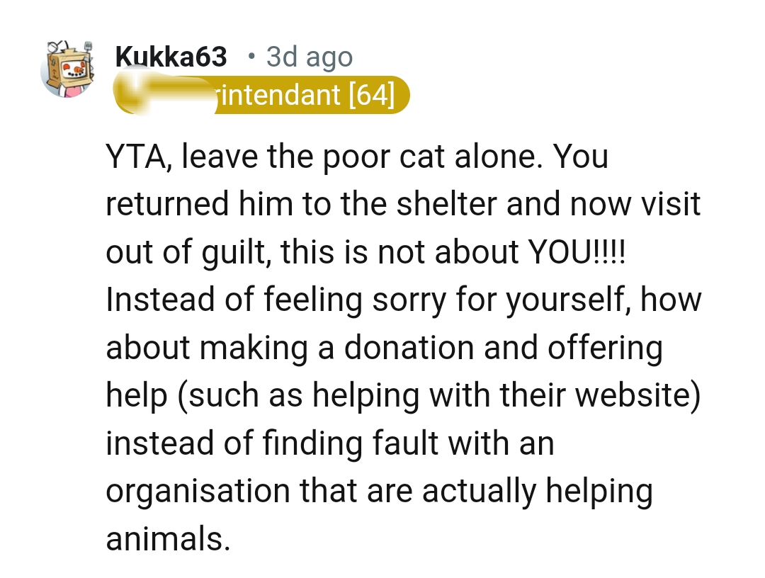 This is not about you