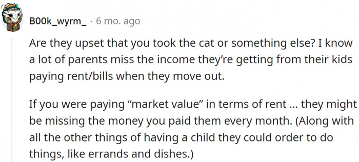Redditors share their views, and they were all similar - dad misses the money