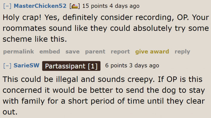 However, she needs to remember that there are laws regarding the use of recording equipment.