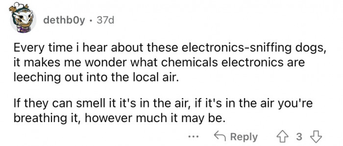 What about all the chemicals?