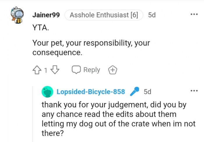 15. The OP is asking for people to read the edits