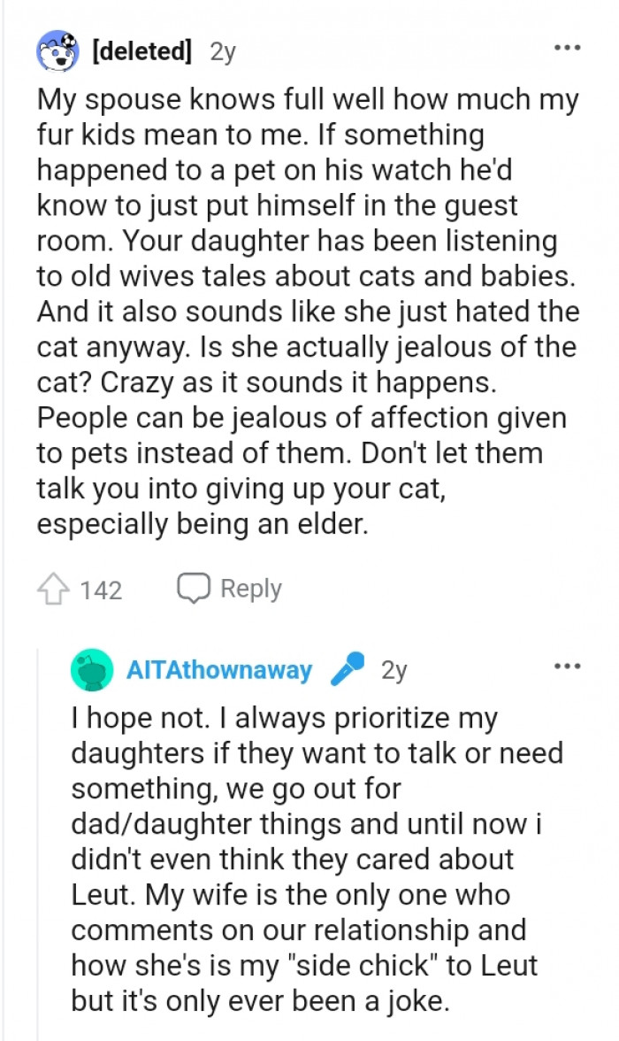 Your daughter has been listening to old wives tales