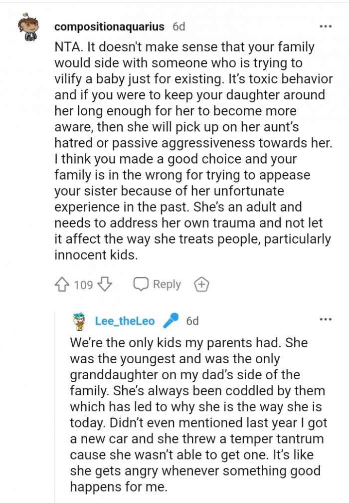 This Redditor thinks the OP made a good choice.