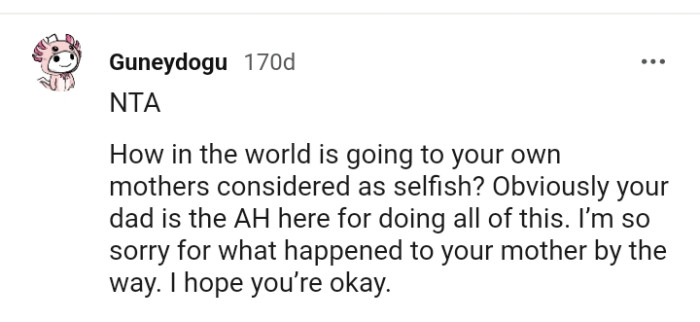 This redditor is so sorry for what happened to the OP