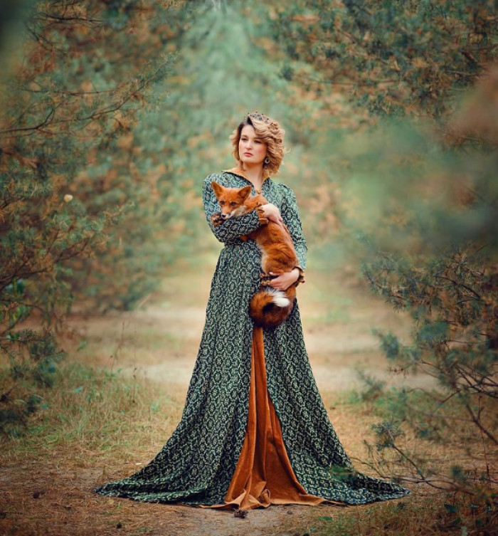 The talented photographer loves shooting in nature