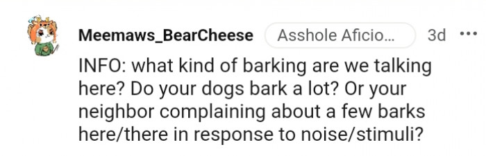 19. This Redditor needs additional info