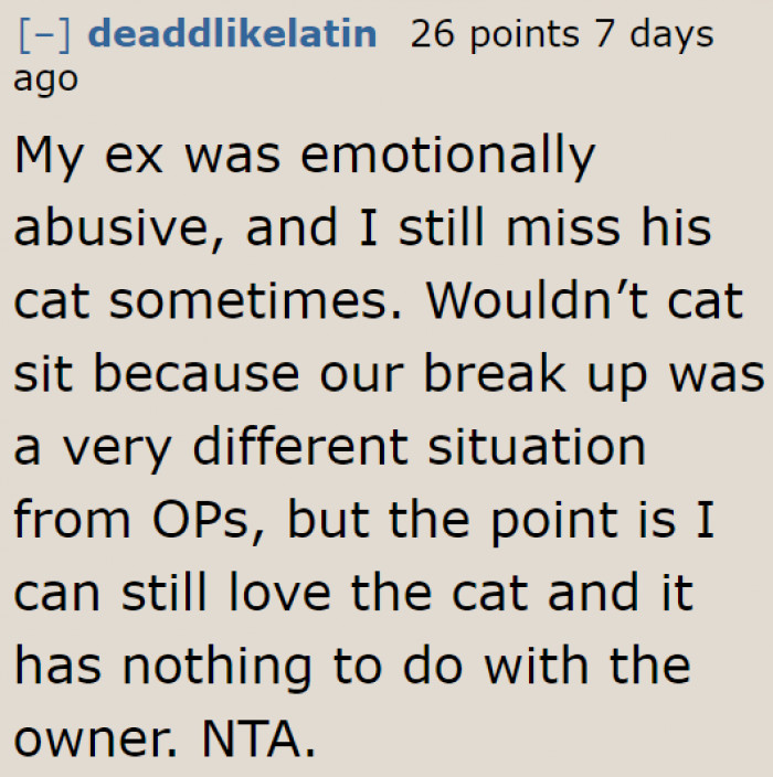 The OP's current girlfriend needs to read this.