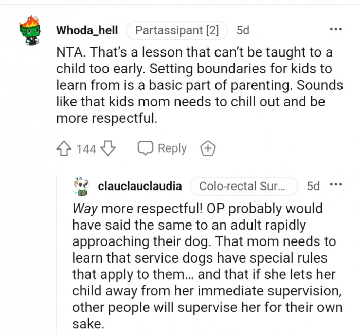 Setting boundaries for kids to learn from