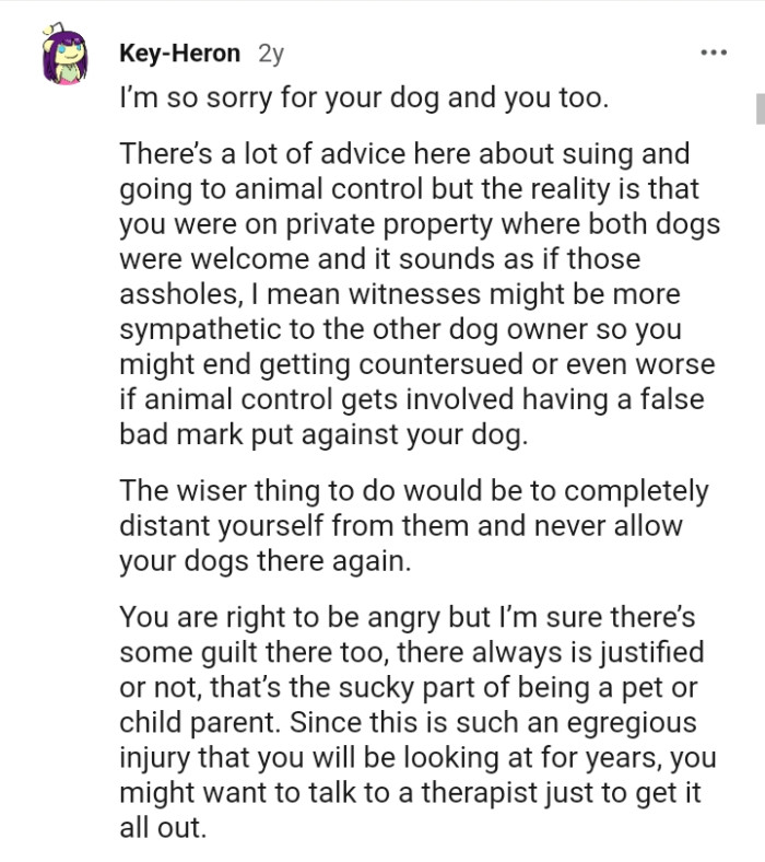 The OP had every right to be angry