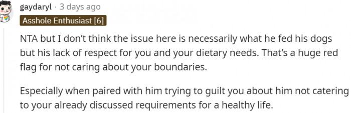 2. That is a huge red flag