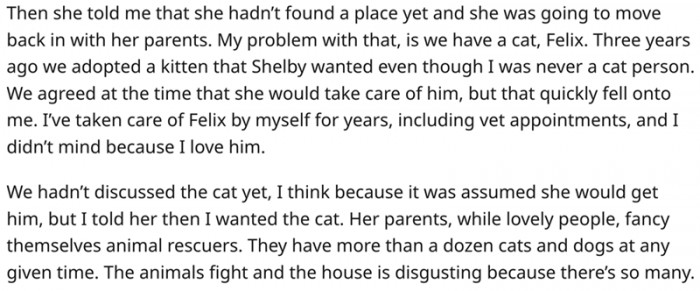 They have more than a dozen cats and dogs