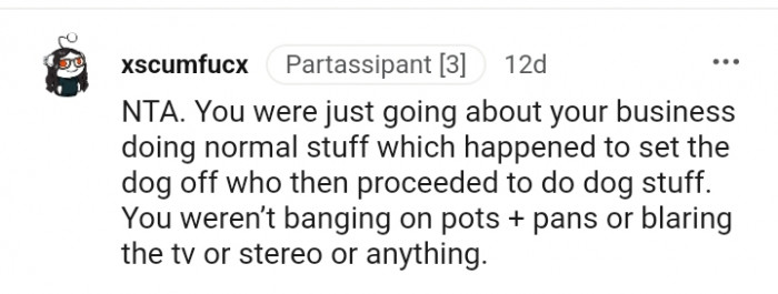 You were just going about your business doing normal stuff
