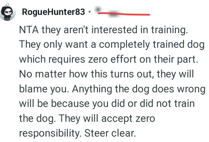 They will accept zero responsibility