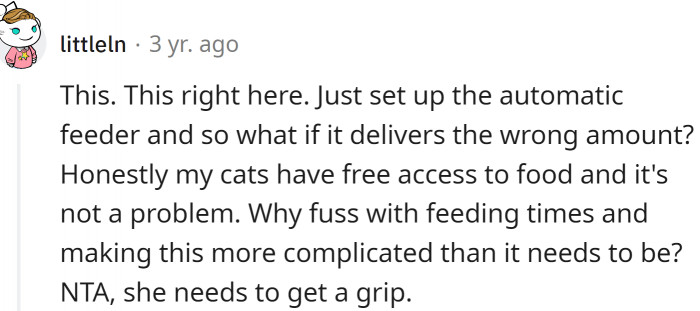 She needs to get a grip...