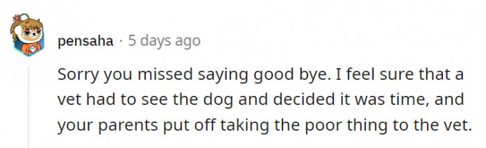 7. Surely, it would have made sense to call OP, right?