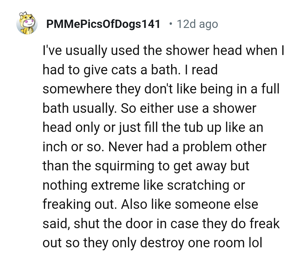 Closing the door will limit the damage to only one room