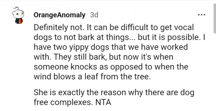 It can be difficult to get vocal dogs to stop barking at things