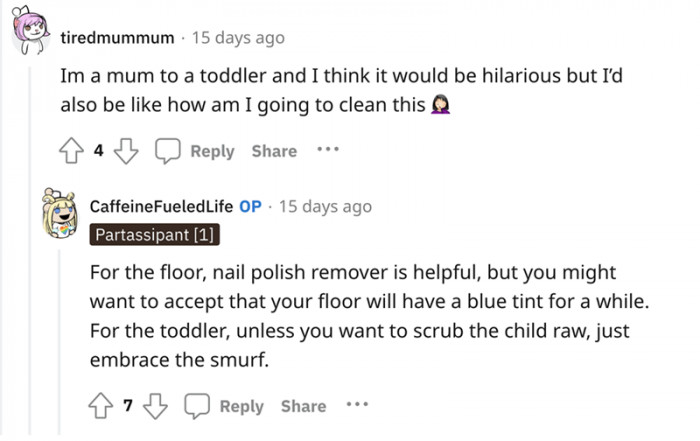 Just embrace the Smurf...