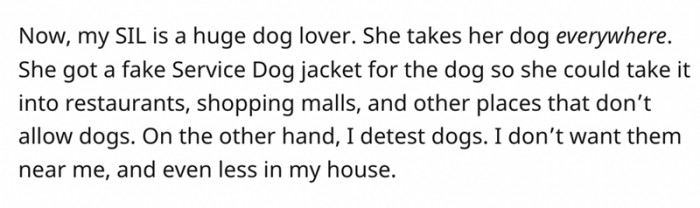 My sister-in-law is a huge lover of dogs