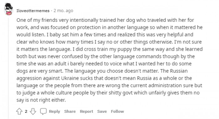 "The language you choose doesn't matter."