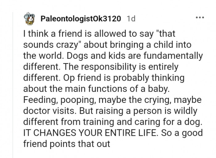 The responsibility is entirely different