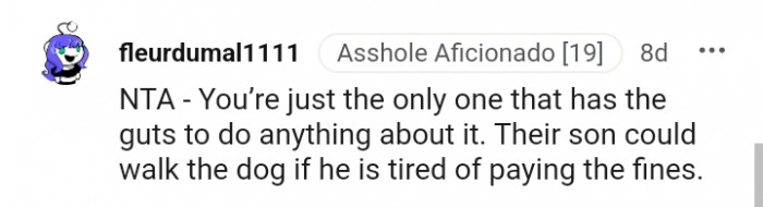 Their Son Could Walk the Dog If He's Tired