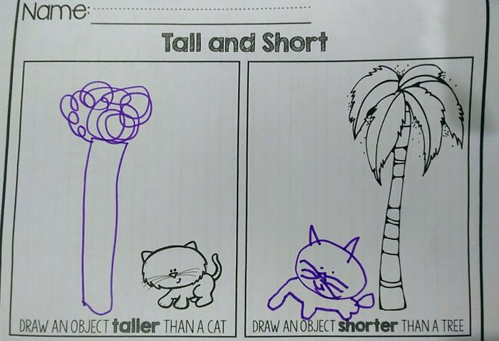 My Kindergartener Was Feeling Proud Of This Solution To Her Homework