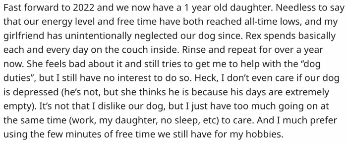 Then they had a baby...