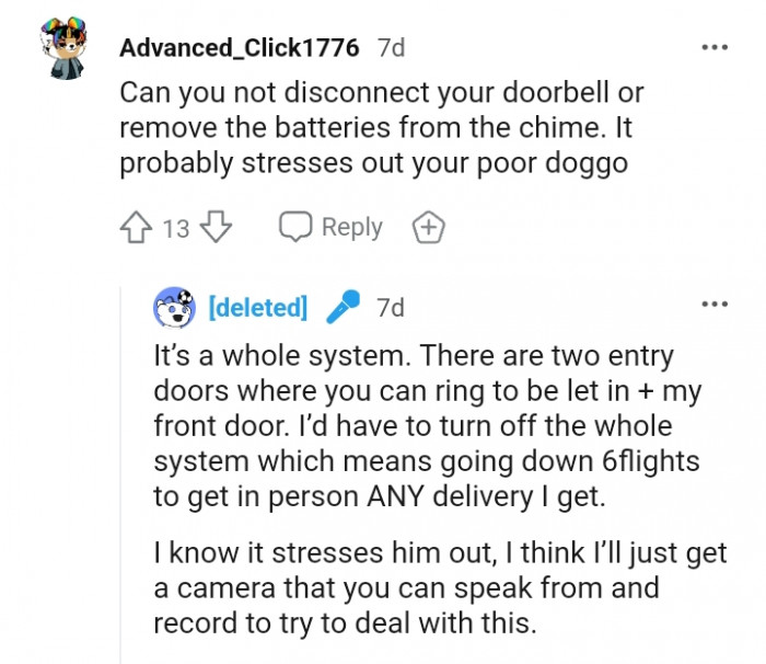 It probably stressed out your poor doggo