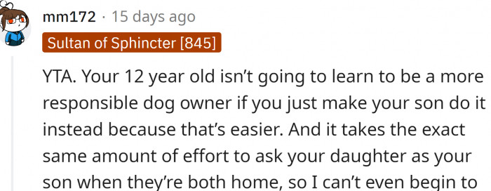 That's not the way kids learn...