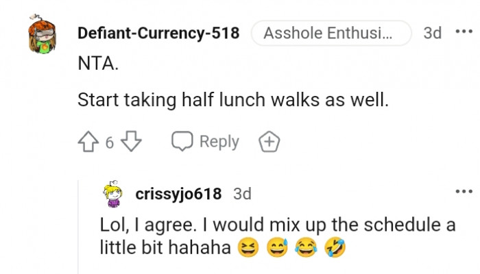 10. Mixing up the schedule a little bit