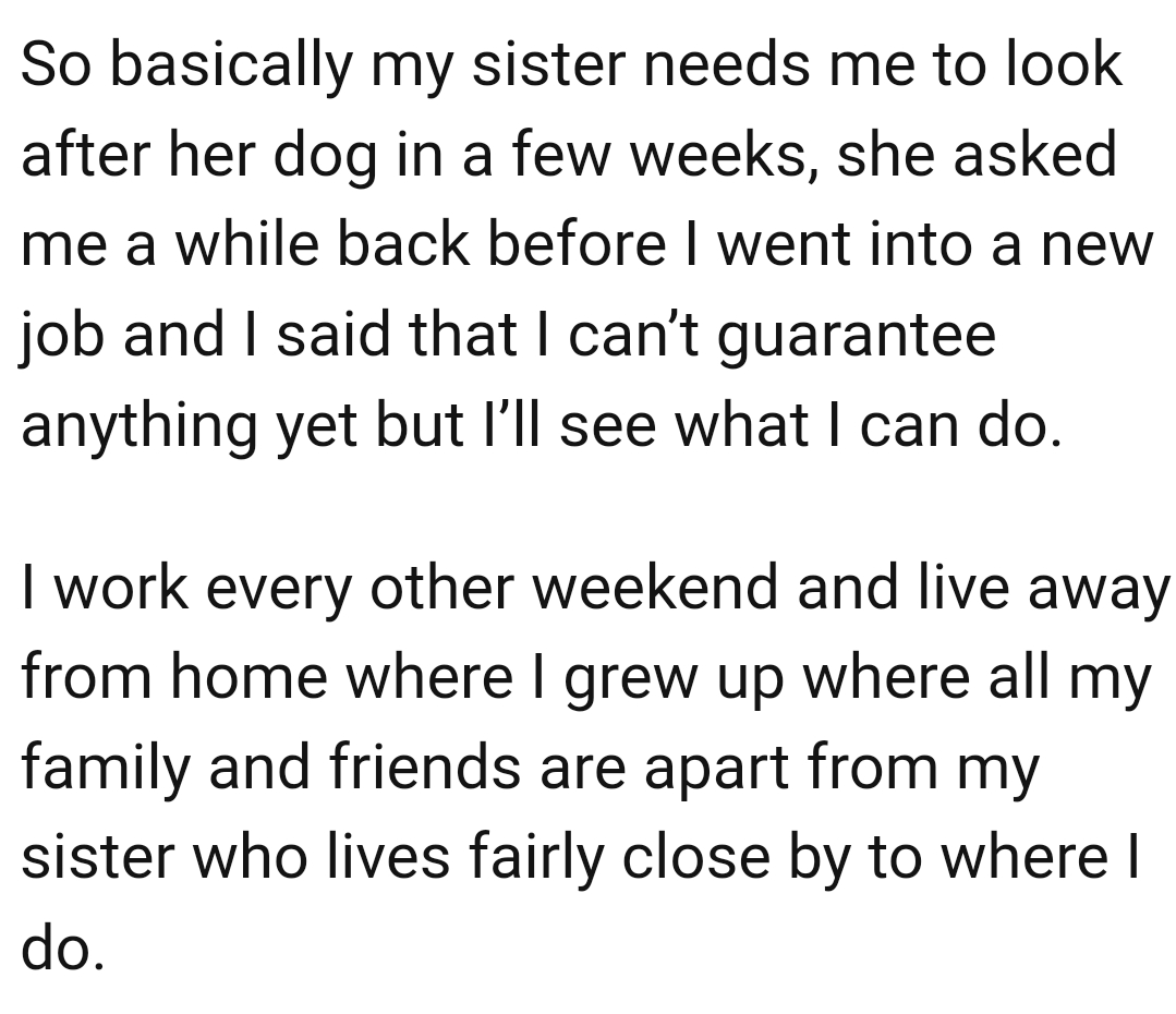 OP said she can’t guarantee anything yet but she'll see what she can do