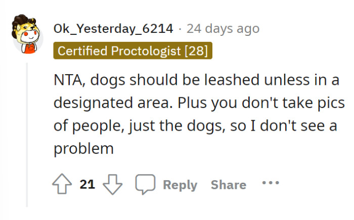 Maybe that owner was just camera shy, you guys!