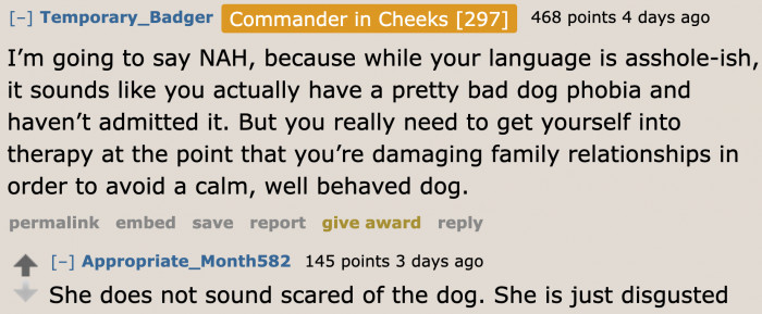 People on Reddit can be extreme.