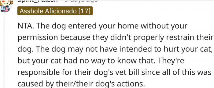 How was the cat supposed to know that the dog was just saying hi?