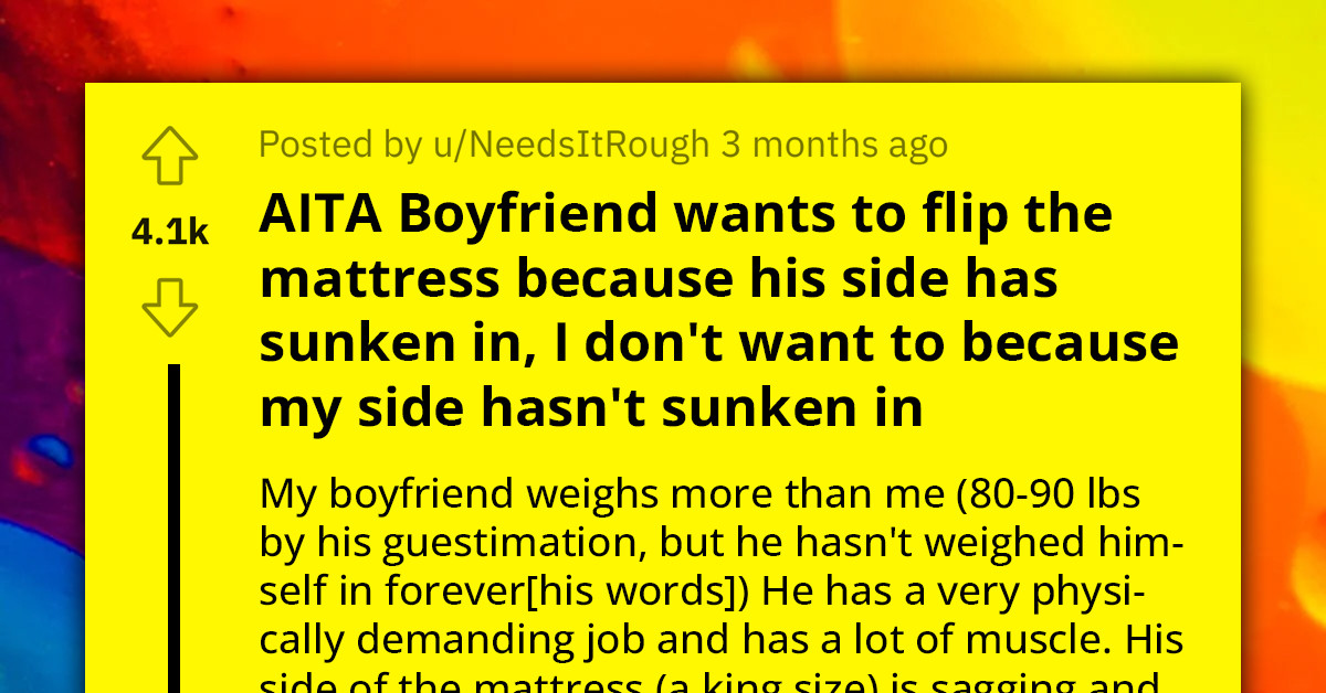 Reddit Does It Again Advising Breakup Over Minor Mattress Issue