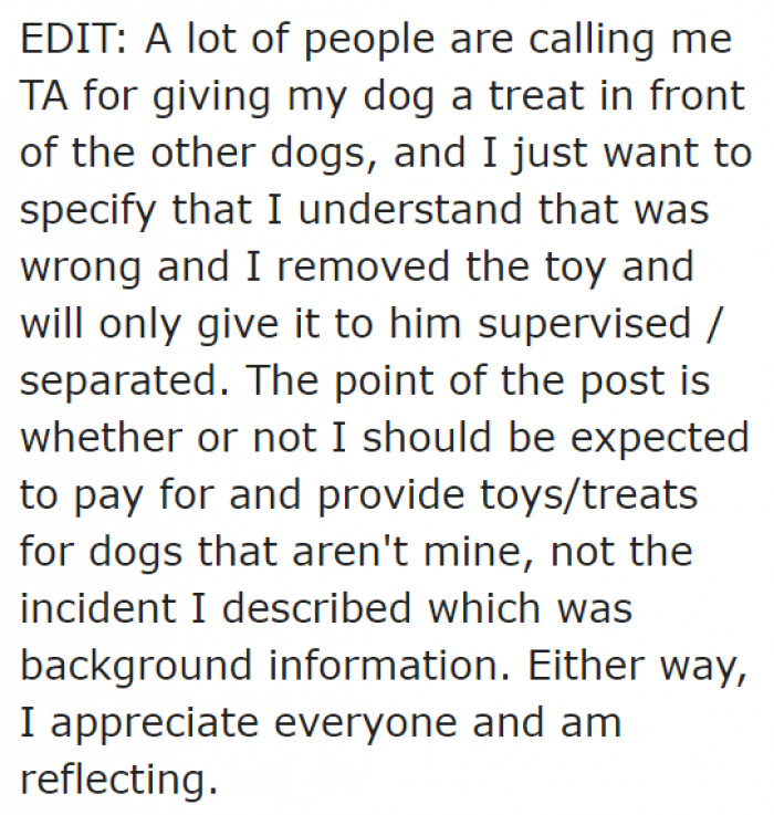 Fortunately, he owned up to his fault.