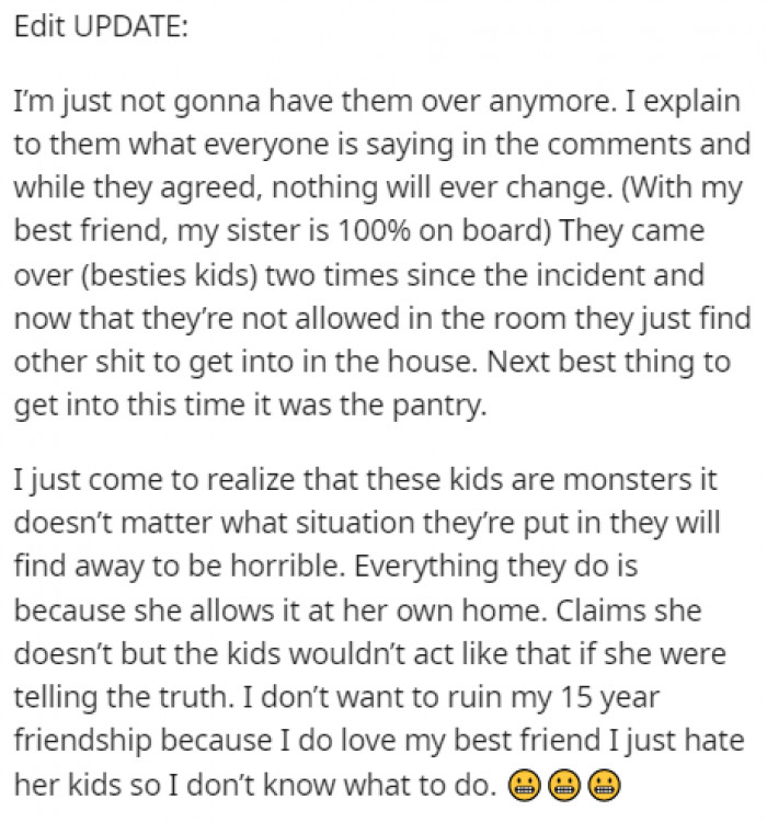 OP provided an update to her story and it seems like the issue was resolved