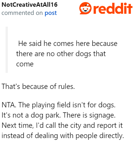 The OP isn't the a-hole. The behavior needed to be called out.