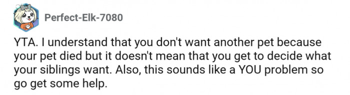 It's definitely OP's problem that he's trying to make into everyone else's problem.