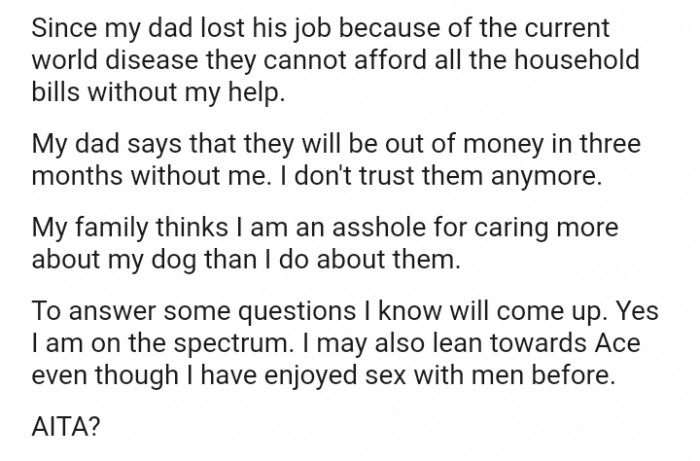 They will be out of money in three months